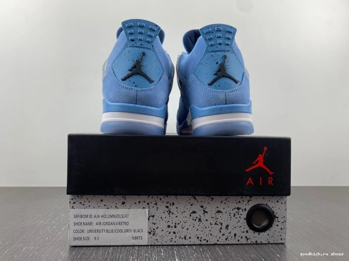 Cheap UNC (PE) Retro Jordan 4 HO12MNJDLS247 0723